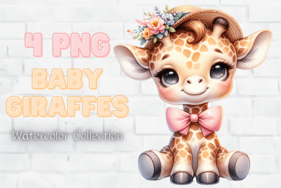 Download Cute Baby Giraffe Nursery Decor Clipart - Clipart Collection