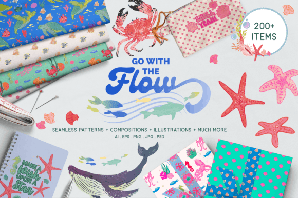 Download Under the Sea Ocean Life Digital Clipart - Clipart Collection