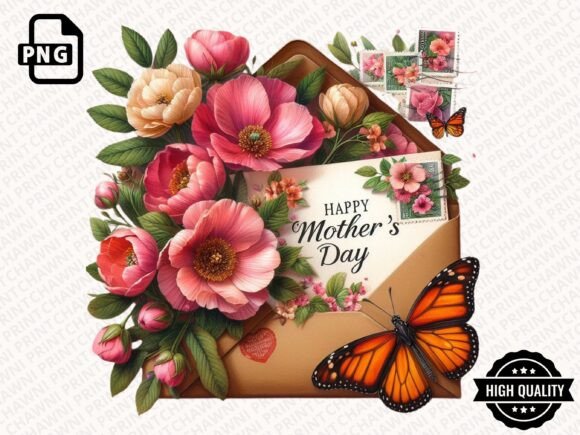 Download Mother's Day Floral Clipart PNG - Clipart Collection