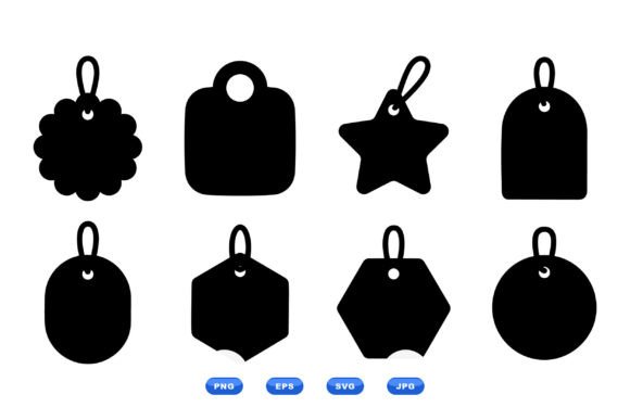 Download Minimal Gift Tag Shapes Pack - Premium Bundle