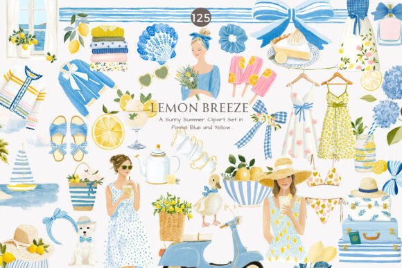 Download Lemon Clipart Summer Fashion Cottagecore - Clipart Collection