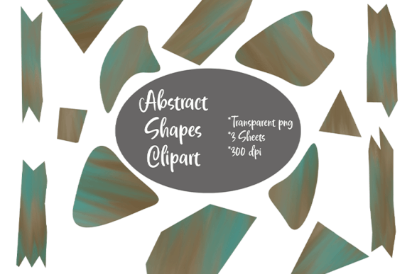 Download Earth Tones Abstract Shapes Clipart - Clipart Collection