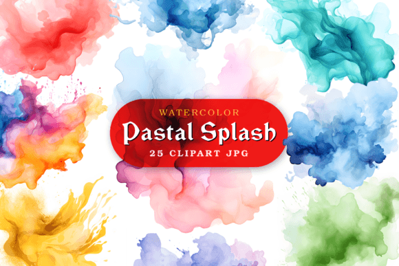 Download Pastel Watercolor Splash Clipart - Clipart Collection