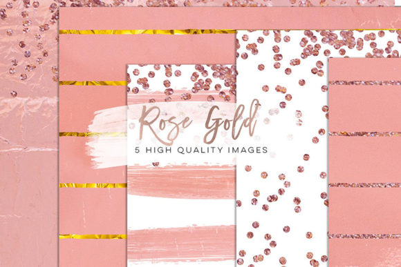 Download Rose Gold Foil Scrapbooking Clipart - Clipart Collection