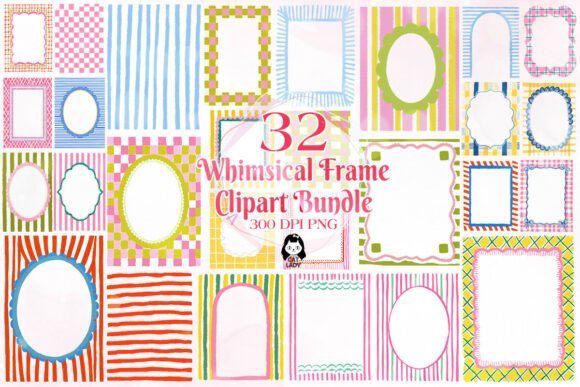 Download Whimsical Frame Clipart Bundle - Clipart Collection