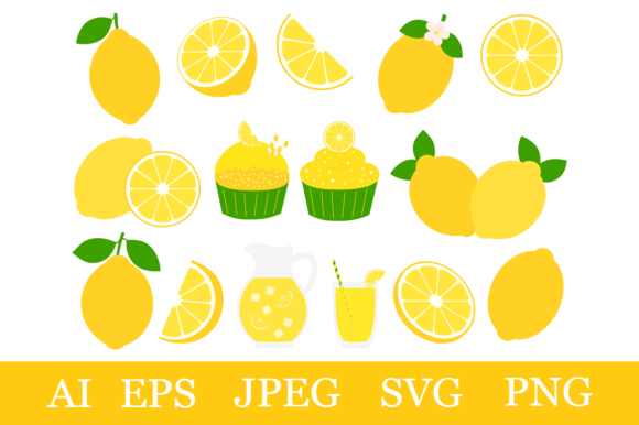 Download Lemon Clipart. Lemon SVG. Lemon Graphic - Clipart Collection