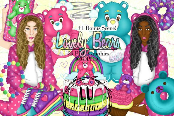Download Lovely Bears Clipart, Rainbow Teddy Bear - Clipart Collection