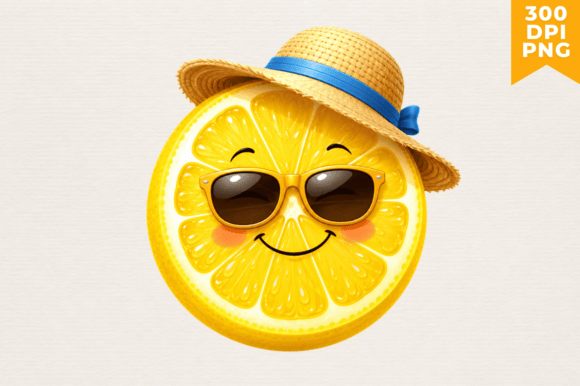 Download Lemon Citrus Slice Summer Vibe Clipart - Clipart Collection