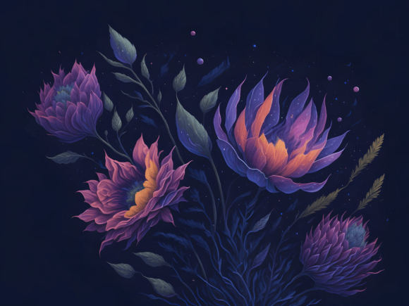 Download Abstract Botanical Art Illustration 4 - Botanical Collection