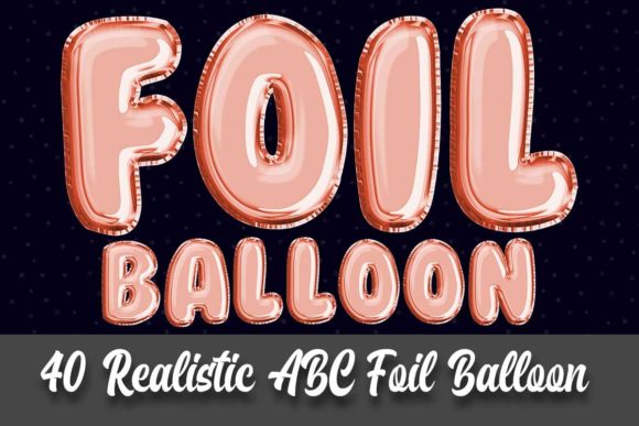 Download Realistic Rose Gold Foil Balloon Clipart - Clipart Collection