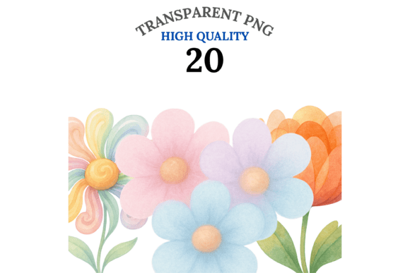 Download Abstract Flower Clipart Bundle - Clipart Collection
