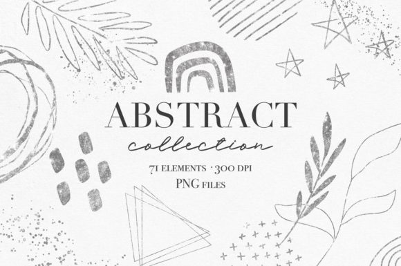 Download Silver Abstract Design Elements Clipart - Clipart Collection