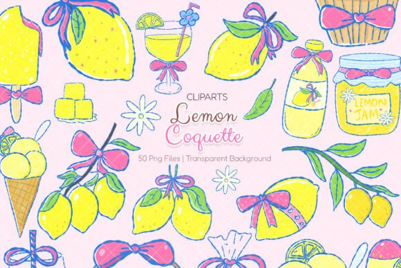 Download Lemon Coquette Clipart PNG SVG - Clipart Collection