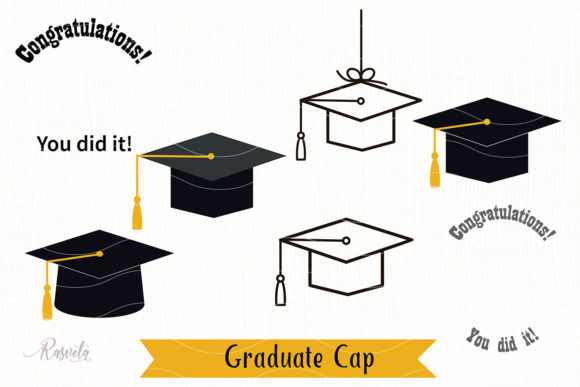 Download Silhouette Graduate Cap Clipart 2020 - Clipart Collection