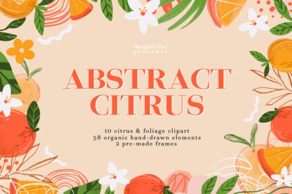 Download Abstract Citrus Clipart Organic Shapes - Clipart Collection