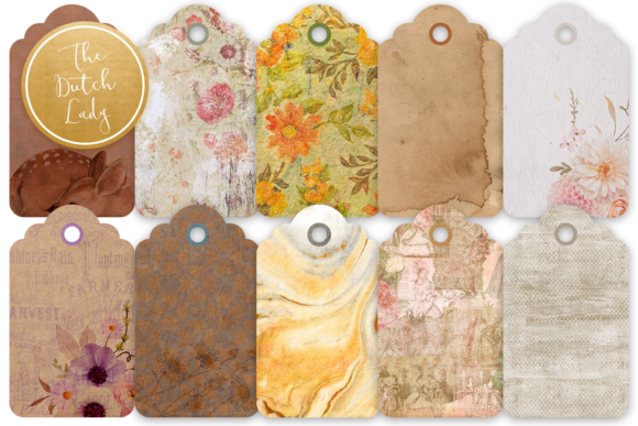 Download Label &amp; Tag Clipart Set Earth Tones - Clipart Collection